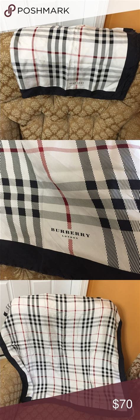 pre owned burberry scarf